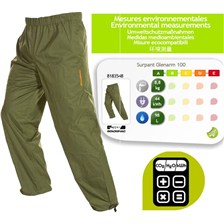 SUR-PANTALON SOLOGNAC GLENARM 100 VERT