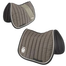 TAPIS DE SELLE FOUGANZA RIDING JUMP DUNDEE MARRON