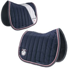 TAPIS DE SELLE FOUGANZA RIDING JUMP MARINE