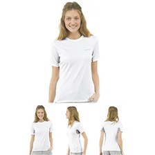 TEE-SHIRT MANCHES COURTES QUECHUA TECHFRESH 50 FEMME BLANC