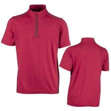 TEE SHIRT MANCHES COURTES QUECHUA TECHWOOL GARCON JUNIOR ROUGE