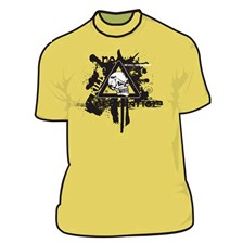 TEE SHIRT NO KILL GENERATION JAUNE MOUTARDE