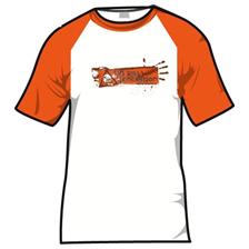 TEE SHIRT NO KILL GENERATION ORANGE/BLANC