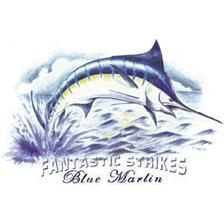 TEE SHIRT TECHNIPECHE AMERICAN STYLE BLUE MARLIN