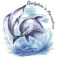 TEE SHIRT TECHNIPECHE AMERICAN STYLE DOLPHIN'S PARADISE