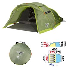 TENTES INSTANTANEE QUECHUA 2 SECONDS XXL IIII - 4 PLACES
