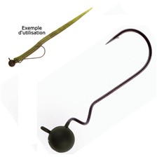 TETE PLOMBEE GAMAKATSU SHAKY HEAD SKIP GAP - PACK DE 4