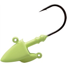 TETE PLOMBEE ILLEX LIGHTNING HEAD GLOW - PACK DE 3