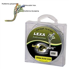TRESSE A BAS DE LIGNE CARP SPIRIT LEXA ANTI-SECTION CAMOU