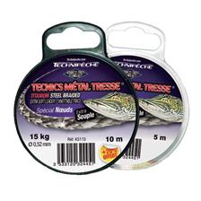 TRESSE A BAS DE LIGNE SPECIALE NOEUDS CARNASSIERS TECHNIPECHE TECNICS METAL