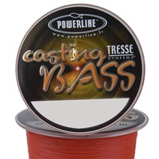 TRESSE POWERLINE CASTING BASS ROUGE 110 A 1000M
