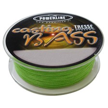 TRESSE POWERLINE CASTING BASS VERTE
