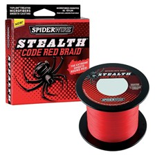 TRESSE SPIDERWIRE STEALTH CODE RED BRAID
