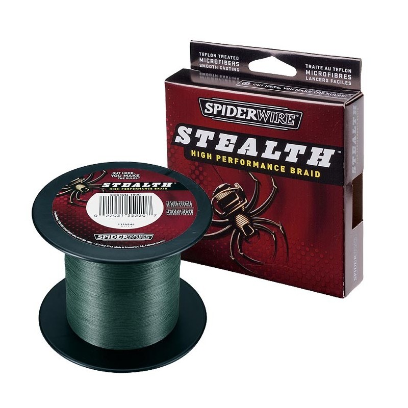 TRESSE SPIDERWIRE STEALTH MOSS GREEN 1800M 1800m - 30/100 image
