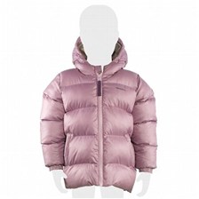 VESTE OUATE QUECHUA FORCLAZ 600 BABY VIEUX ROSE