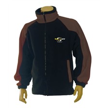 VESTE POLAIRE CARP SPIRIT MARRON/NOIR