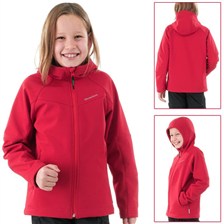 VESTE POLAIRE QUECHUA QUINCHA JUNIOR ROUGE