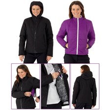 VESTE QUECHUA FORCLAZ 700 FEMME NOIR