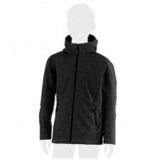 VESTE SOFTSHELL QUECHUA QUINCHA ALL OVER JUNIOR NOIR