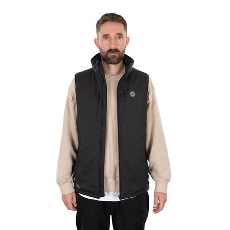 ÆRMELØS HERREVEST FOX MATRIX THERMA-FOIL GILET - SORT
