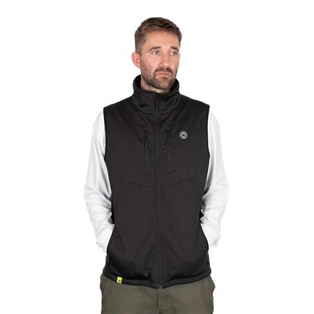 ÆRMELØS HERREVEST FOX MATRIX WINDBLOCKER GILET - SORT