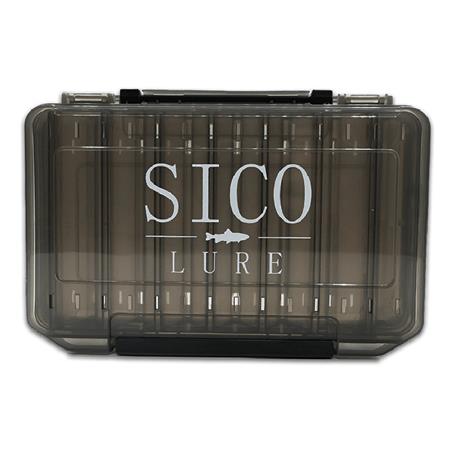 Æske Til Agn Sico Lure Gennemsigtig Sort