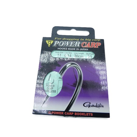 10 Hameçons Montés Power Carp 20 Cm Gamakatsu - N°14 Sur 14/100