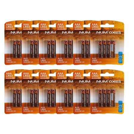 12 Blister Pack 4 Batteries Aaa Lr03 Numaxes