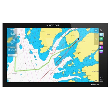 24” Recessed Multifunction Gps Screen Nova À Encastrer