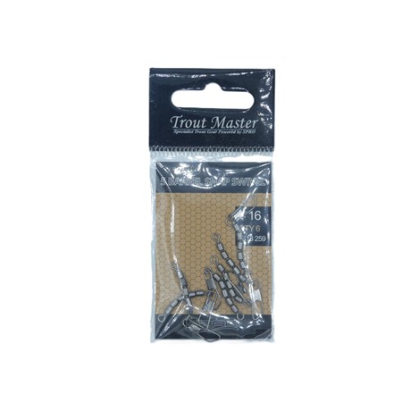 5 Barrel Snap Swivel #16 Trout Master - Taille 16 - Par 6