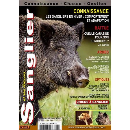 Abonnement Magazine Sanglier : Connaissance, Chasse, Gestion