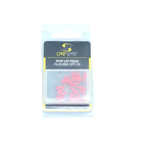 Accroche Appat Carp Spirit Pop-Up Pegs - Rouge