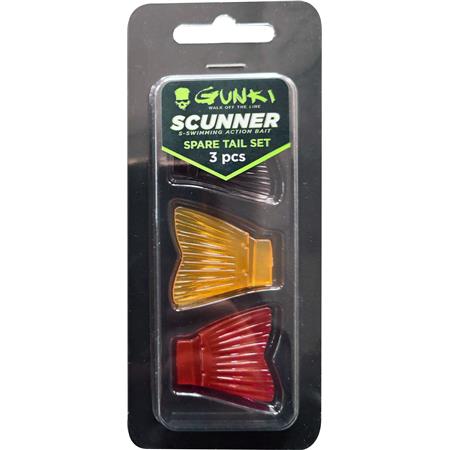ΑΝΤΑΛΛΑΚΤΙΚΉ ΟΥΡΆ GUNKI SCUNNER 135S TWIN- SPARE TAIL SET 2.0