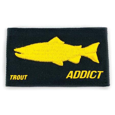 Ανταλλάξιμο Βέλκρο Fishxplorer Για Καπέλο / Σκούφο Addict Πέστροφα - Μαύρο