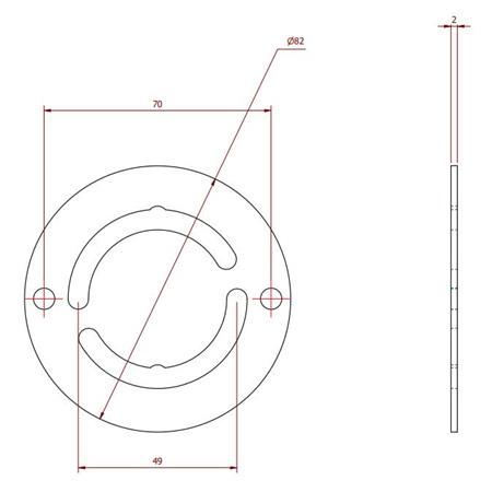 ADAPTADOR DE ABRAÇADEIRA PARA CALHA SEANOX