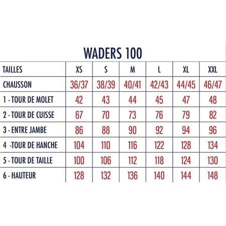 ADEMEND STOCKING WAADPAK DEVAUX DVX 100 - OLIJF