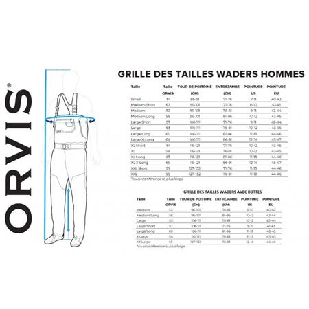 ADEMEND WAADPAK MET KOUSEN ORVIS PRO LT WADERS