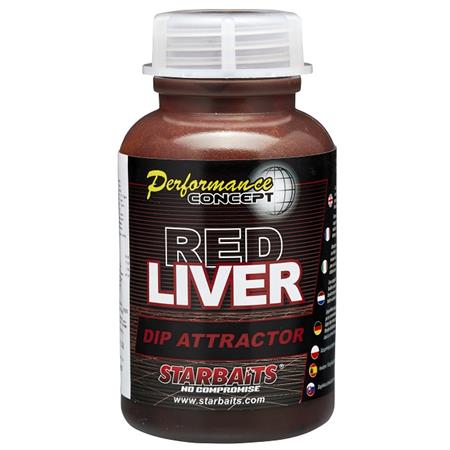 Aditivo Líquido Starbaits Performance Concept Red Liver Dip Attractor