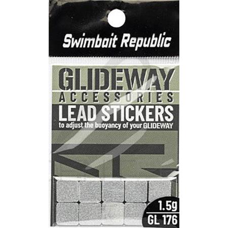 Αυτοκόλλητο Βαρίδι Swimbait Republic Glideway 176 F Lead Sticker