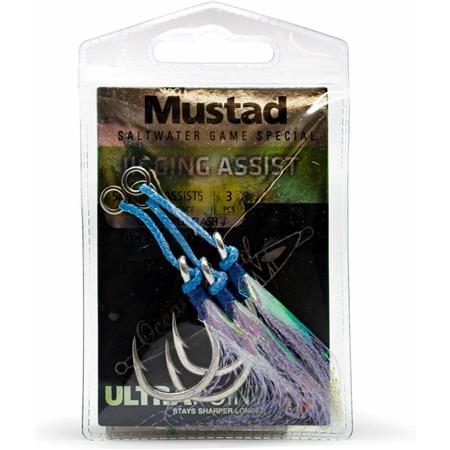 ΑΓΚΊΣΤΡΙ ASSIST MUSTAD ASSIST MIRCRO WORM DOUBLE JIGGING