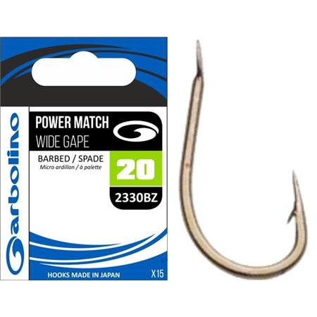 Αγκίστρι Garbolino Power Match Wide Gape 2330Bz
