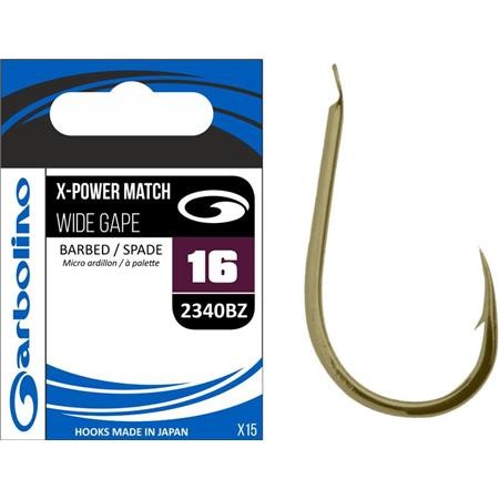 Αγκίστρι Garbolino X-Power Match Wide Gape 2340Bz