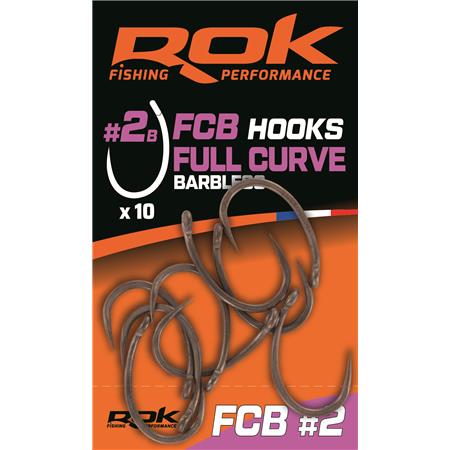 Αγκίστρι Για Κυπρίνο Rok Fishing Full Curve Barbless