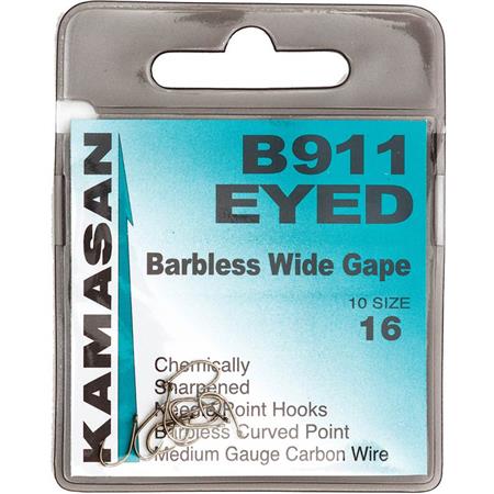 Αγκίστρι Kamasan B911 Barbless Eyed