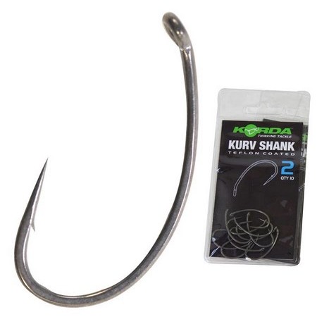 Αγκίστρι Korda Kurv Shank - Paketo 10