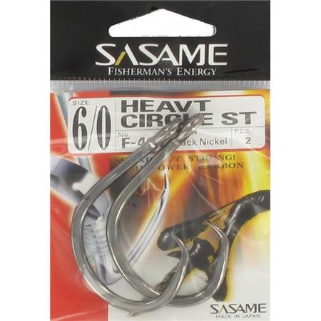 Αγκίστρι Sasame Heavy Circle Black Nickel Hook