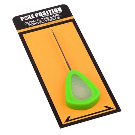 Agnål Pole Position Glow In The Dark Pointed Needle Green