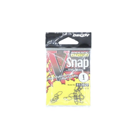 Agrafe Decoy V Snap - N°1 - 34 Lbs - Par 13