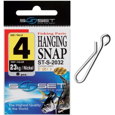 Agrafe Mar Sunset Hanging Snap St-S-2032 - Paquete De 8