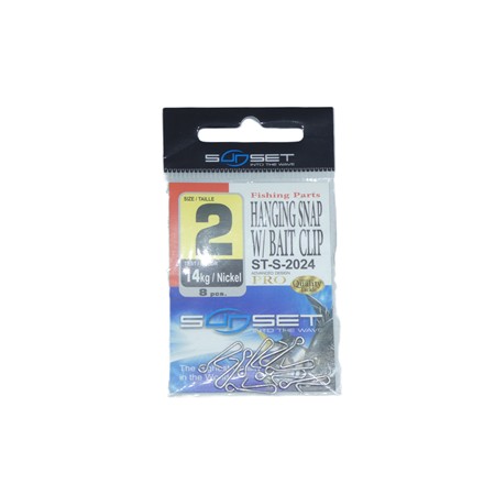 Agrafe Mer Sunset Hanging Snap W / Bait Clip St-S-2024 - N°2 - Par 8